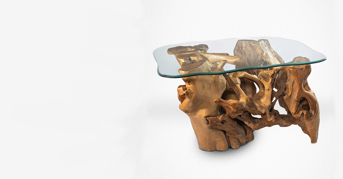 Stůl z teakového dřeva banner